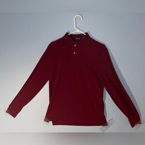Men’s Polo by Ralph Lauren Fleece Rugby Shirt Long Sleeve Polo